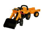 Rolly Toys traktor na pedale JCB + prednji utovarivač + prikolica