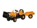 Rolly Toys traktor na pedale JCB + prednji utovarivač + prikolica