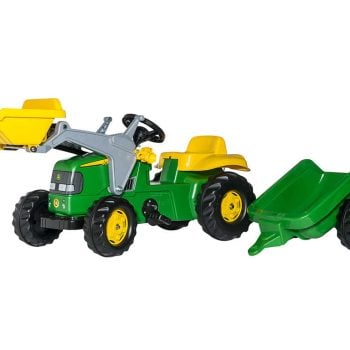 Rolly Toys traktor na pedale John Deere + prednji utovarivač + prikolica