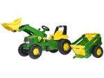 Rolly Toys traktor na pedale John Deere + utovarivač + prikolica