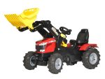 Rolly Toys traktor na pedale Massey Ferguson 7726 (gumeni kotači) + prednji utovarivač