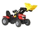 Rolly Toys traktor na pedale Massey Ferguson 7726 (gumeni kotači) + prednji utovarivač