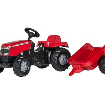 Rolly Toys traktor na pedale Massey Ferguson + prikolica