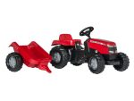 Rolly Toys traktor na pedale Massey Ferguson + prikolica