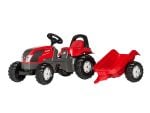 Rolly Toys traktor na pedale Valtra + prikolica