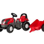 Rolly Toys traktor na pedale Valtra + prikolica