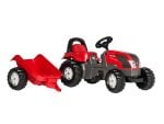 Rolly Toys traktor na pedale Valtra + prikolica