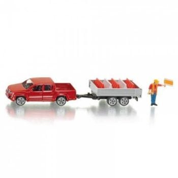 Siku auto VW Amarok + prikolica