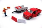 Siku auto VW Amarok + prikolica