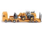 Siku kamion Man sa labudicom + bager Liebherr R580