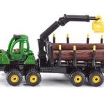 Siku kokum John Deere + kran + prikolica