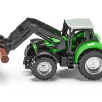 Siku traktor Agrotron TTV + prednji utovarivač za trupce
