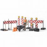 Bruder set cestovni radnik + znakovi