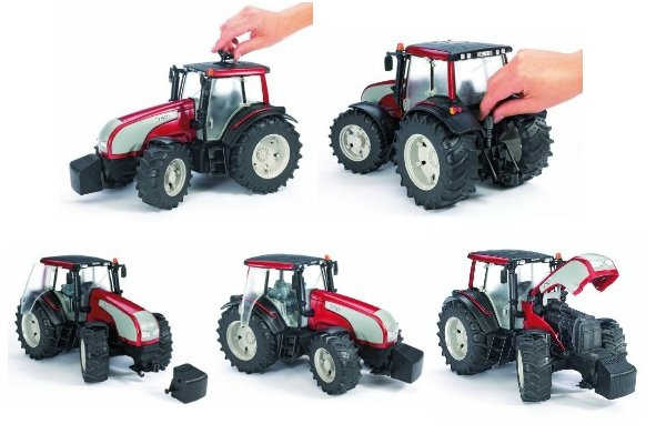 BRUDER TRAKTOR VALTRA T191 3 BRUDER TRAKTOR VALTRA T191