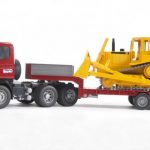 Bruder kamion Scania R-Seria + CAT buldožer