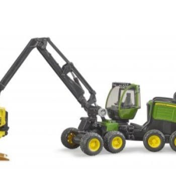 Bruder John Deere 1270G kombajn s deblom stabla