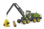 Bruder John Deere 1270G kombajn s deblom stabla