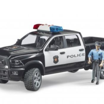 Bruder RAM 2500 Policijsko vozilo s policijskim službenikom
