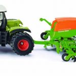 SIKU CLAAS TRAKTOR + AMAZON SIJAČICA