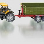 Siku traktor JCB 8250 + prikolica Fortuna