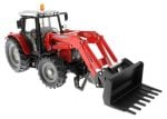 Siku traktor Massey Ferguson + utovarivač
