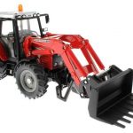 Siku traktor Massey Ferguson + utovarivač