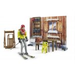 Bruder set Planinarski dom sa Snowmobilom