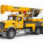 Bruder kamion Mack Granite + Liebherr dizalica