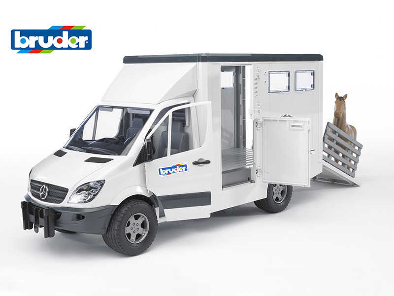 Bruder kombi Mercedes Benz za prijevoz životinja 1 Bruder kombi Mercedes Benz za prijevoz životinja
