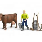 Bruder set farmer i krava