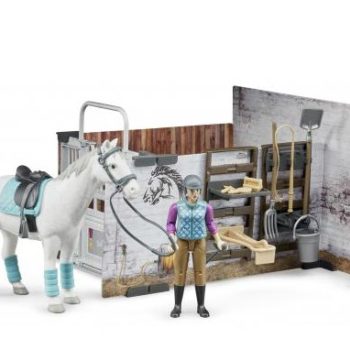 Bruder Staja za konje set figurica s konjem i objektima