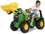 Rolly Toys John Deere 8400R traktor na pedale s utovarivačem