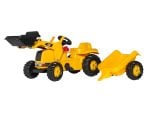 Rolly Toys traktor na pedale CAT + prednji utovarivač + prikolica