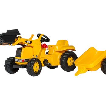 Rolly Toys traktor na pedale CAT + prednji utovarivač + prikolica