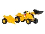 Rolly Toys traktor na pedale CAT + prednji utovarivač + prikolica
