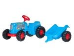 Rolly Toys traktor na pedale Classic plavi + prikolica