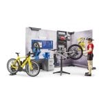 Bruder Set servis i trgovina bicikla sa figuricom i 2 bicikla - Slika 3