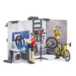 Bruder Set servis i trgovina bicikla sa figuricom i 2 bicikla - Slika 4