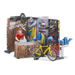 Bruder Set servis i trgovina bicikla sa figuricom i 2 bicikla