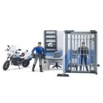 Bruder policijski set stanica sa motorom, opremom, policajcem i osumnjičenim - Slika 4