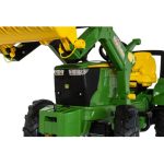 Rolly Toys Farmtrac John Deere 7310R traktor na pedale sa utovarivačem, gume na zrak, kočnice i dvije brzine Nova Verzija 2023 - Slika 7