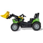 Rolly Toys Farmtrac Premium II Deutz 8280 TTV traktor na pedale sa utovarivačem i gumenim kotačima - Slika 3