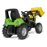 Rolly Toys Farmtrac Premium II Deutz 8280 TTV traktor na pedale sa utovarivačem i gumenim kotačima - Slika 4