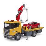 Bruder kamion tegljač Scania Super 560R s autom Roadster i svjetlosnim i zvučnim modulom - Slika 3