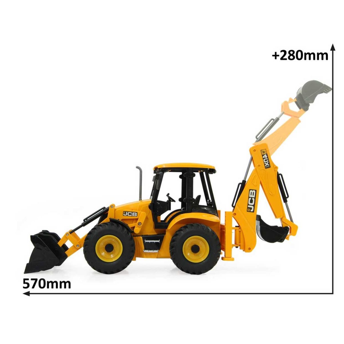 Jamara bager rovokopač utovarivač JCB na daljinski upravljač 2,4GHz - Slika 2