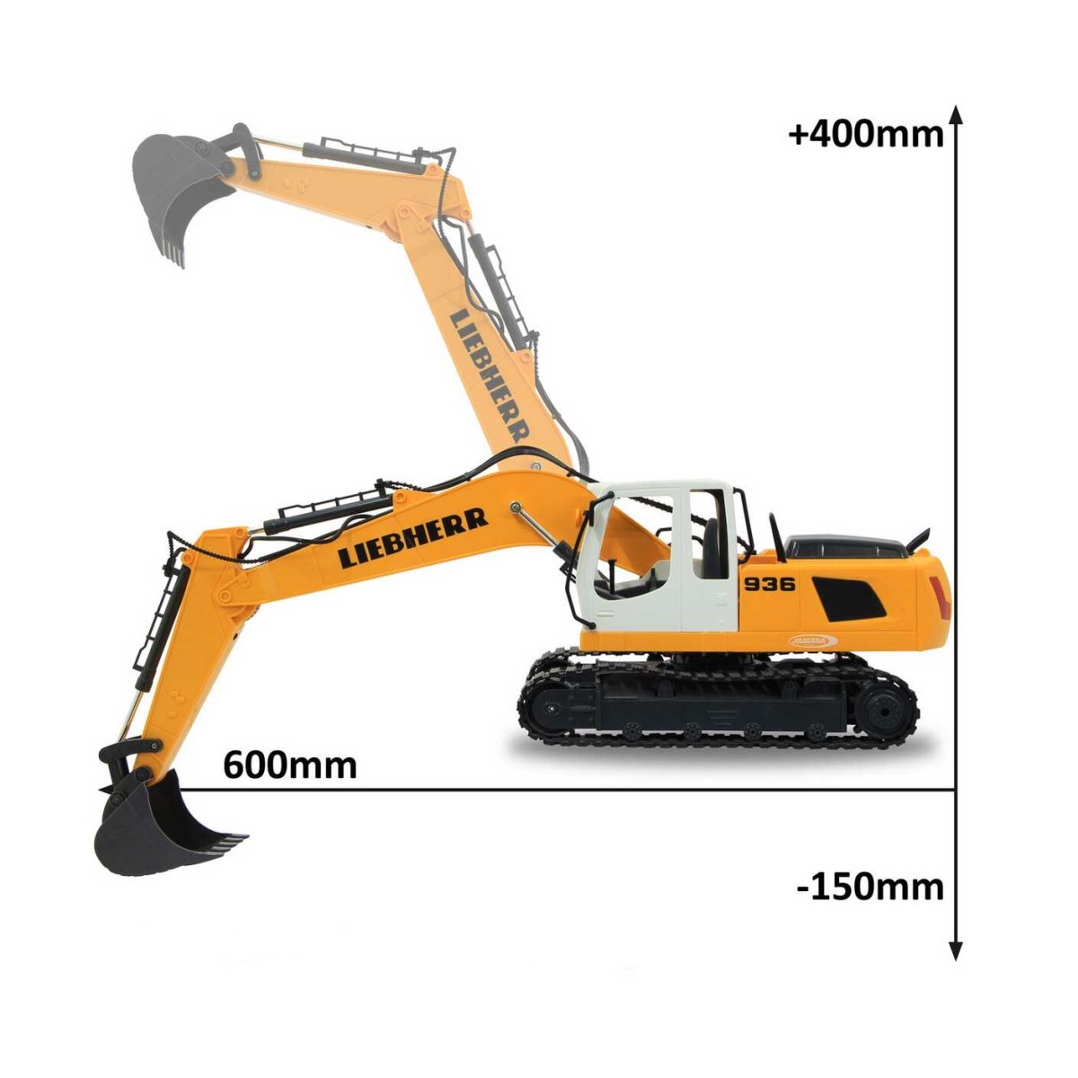 Jamara Bager Liebherr R936 na daljinsko upravljanje 2.4GHz - Slika 2