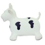 Jamara kravica na napuhavanje za skakanje crno-bijela s pumpicom - Slika 6