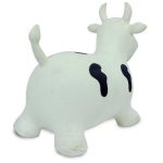 Jamara kravica na napuhavanje za skakanje crno-bijela s pumpicom - Slika 5