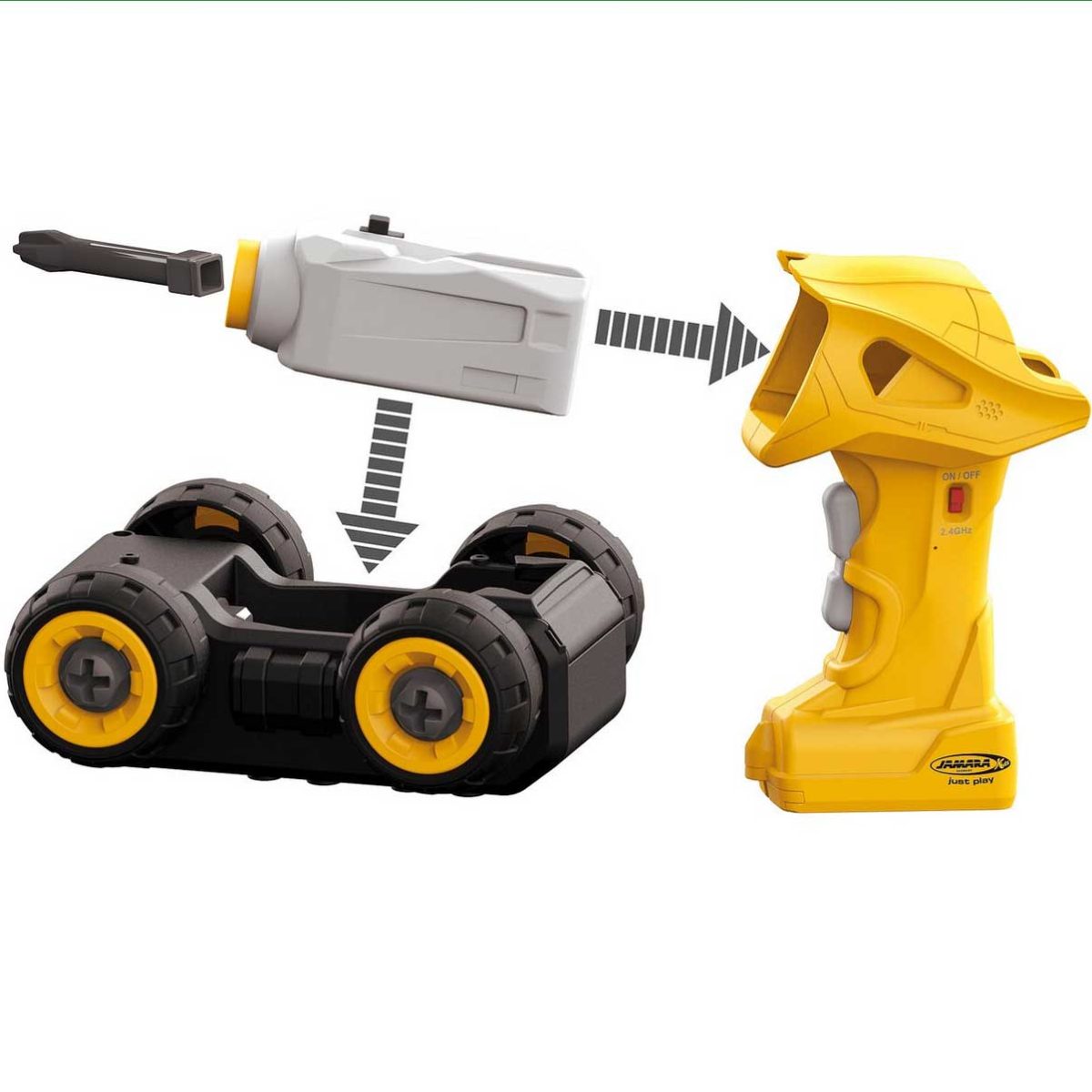 Jamara kamion kiper 27-dijelni s akumulatorskim odvijačem i daljinskim upravljanjem 2,4 GHz - Slika 2