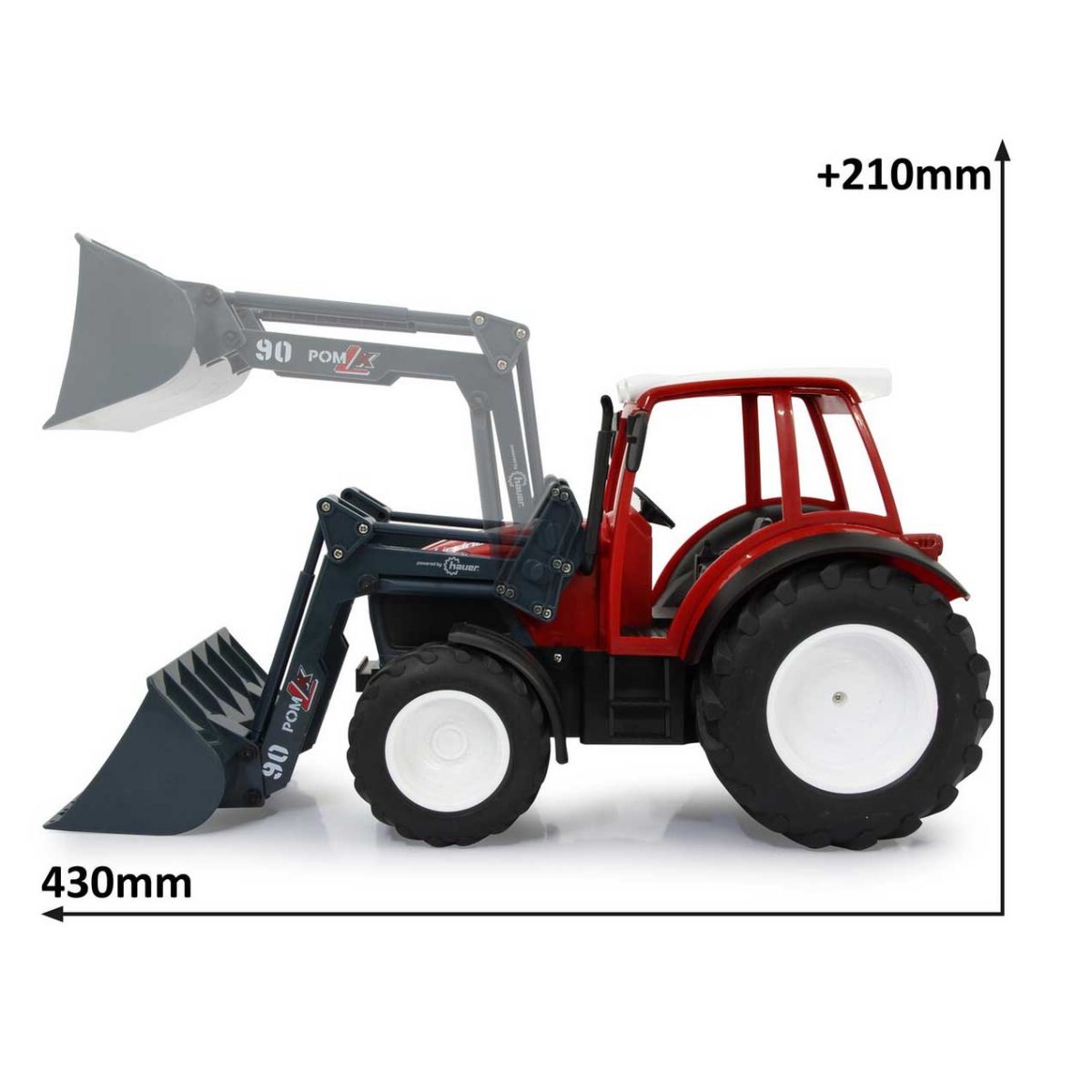 Jamara Lindner Geotrac s prednjim utovarivačem na daljinsko upravljanje 2,4 GHz - Slika 3